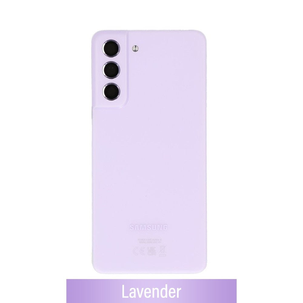 Rear Cover Glass For Samsung Galaxy S21 FE 5G G990B GH82-26156D (Gold)-Lavender Rear Cover Glass For Samsung Galaxy S21 FE 5G G990B GH82-26156D (Gold)-Lavender